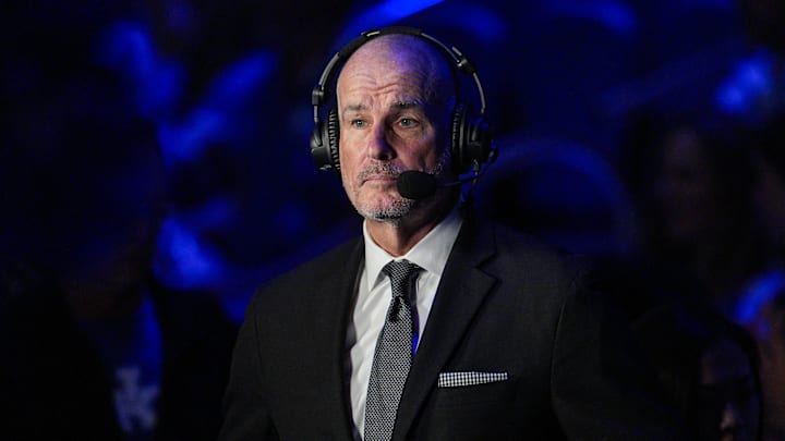 ESPN commentator Jay Bilas before the Kentucky-Auburn men's basketball game Saturday afternoon in Lexington, Kentucky March 1, 2025
