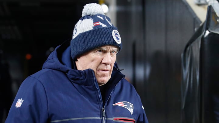 Dec 7, 2023; Pittsburgh, Pennsylvania, USA;  New England Patriots head coach Bill Belichick