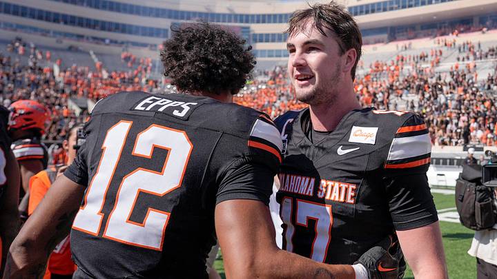 OSU quarterback Drew Mestemaker. OSU quarterback Drew Mestemaker.