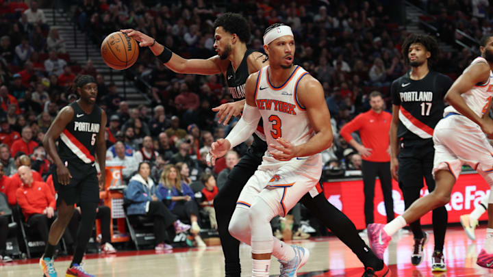 The New York Knicks and guard Josh Hart are favored at home on Friday.