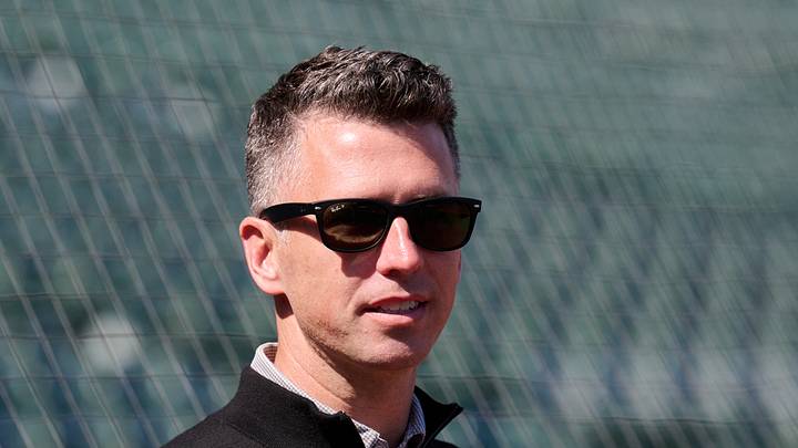 San Francisco Giants president of baseball operations Buster Posey. San Francisco Giants president of baseball operations Buster Posey.