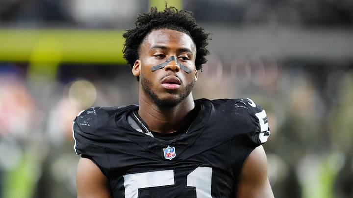 Las Vegas Raiders defensive end Malcolm Koonce Las Vegas Raiders defensive end Malcolm Koonce
