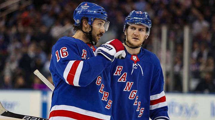 New York Rangers center Vincent Trocheck and defenseman Adam Fox