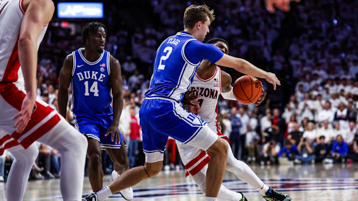 Former UNC basketball guard Caleb Love versus Duke