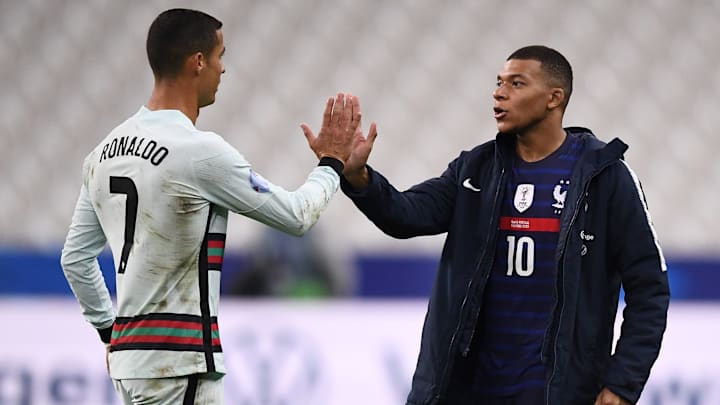 Cristiano Ronaldo und Kylian Mbappe
