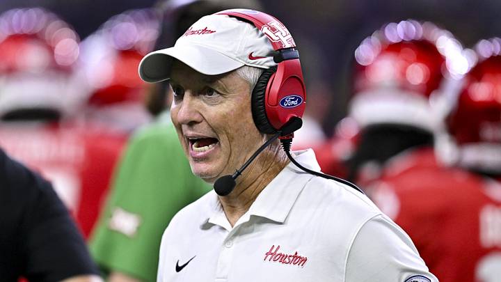 Houston Cougars head coach Willie Fritz.