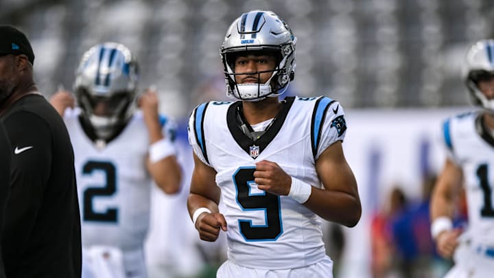 Carolina Panthers quarterback Bryce Young.