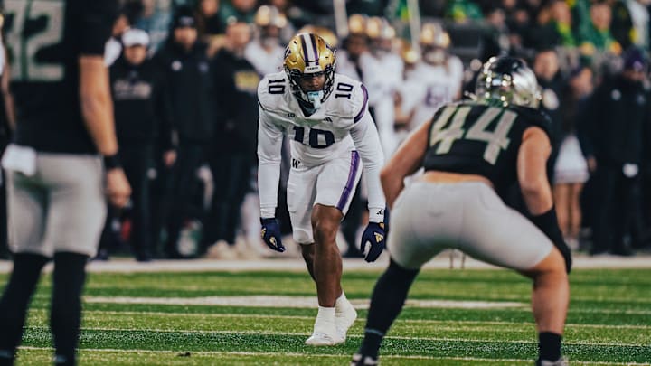 Lance Holtzclaw played on the edge and as a punt blocker against Oregon. 