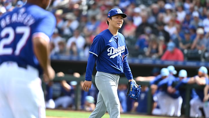 Los Angeles Dodgers v Texas Rangers