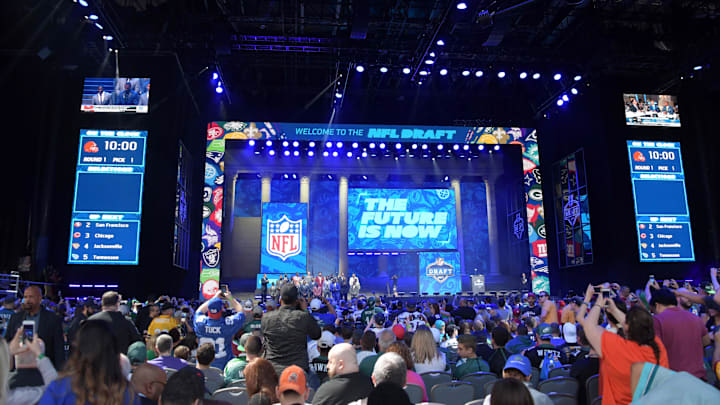 Apr 27, 2017; Philadelphia, PA, USA; General overall view of in the first round the 2017 NFL Draft as the Cleveland Browns prepare for the No. pick at the Philadelphia Museum of Art. Mandatory Credit: Kirby Lee-Imagn Images Apr 27, 2017; Philadelphia, PA, USA; General overall view of in the first round the 2017 NFL Draft as the Cleveland Browns prepare for the No. pick at the Philadelphia Museum of Art. Mandatory Credit: Kirby Lee-Imagn Images