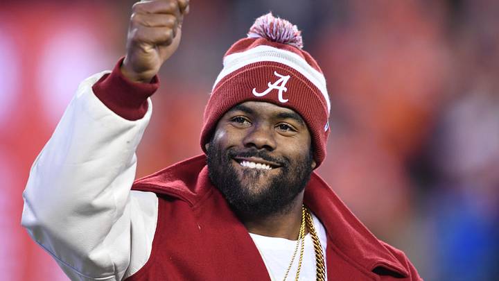 Jan 9, 2017; Tampa, FL, USA; Alabama Crimson Tide former running back Mark Ingram on the field prior to the game against the Clemson Tigers in the 2017 College Football Playoff National Championship Game at Raymond James Stadium Jan 9, 2017; Tampa, FL, USA; Alabama Crimson Tide former running back Mark Ingram on the field prior to the game against the Clemson Tigers in the 2017 College Football Playoff National Championship Game at Raymond James Stadium