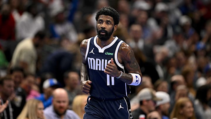 Kyrie Irving is a must bet on Friday night with Luka Doncic out.