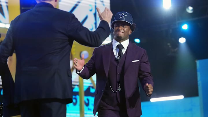 Ohio State Buckeyes defensive back Caleb Downs is selected by the Dallas Cowboys at No. 11 in the 2026 NFL Draft