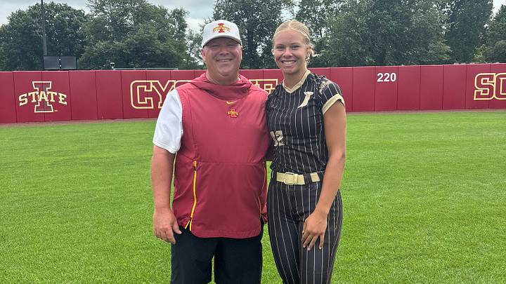 Cora Smith of Creston High School committed to Iowa State to play softball. Cora Smith of Creston High School committed to Iowa State to play softball.