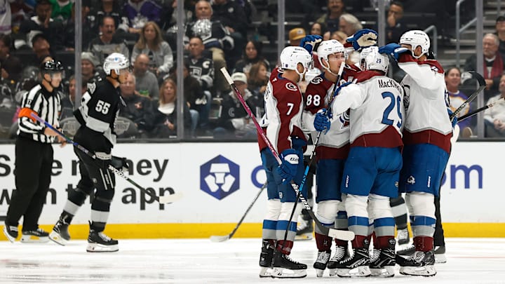 The Colorado Avalanche's stars led the way with three unsung heroes playing a great game against Los Angeles Kings.