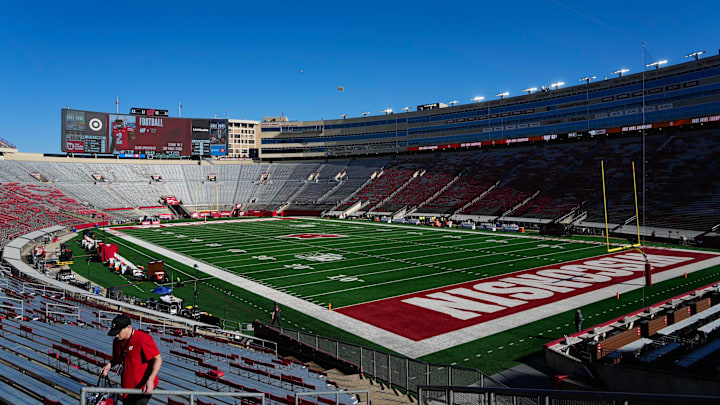 Camp Randall Stadium before the game between the Ohio State Buckeyes and the Wisconsin Badgers on Saturday, Oct. 18, 2025 in Madison, Wisconsin. Camp Randall Stadium before the game between the Ohio State Buckeyes and the Wisconsin Badgers on Saturday, Oct. 18, 2025 in Madison, Wisconsin.