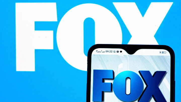 In this photo illustration Fox Broadcasting Company logo... In this photo illustration Fox Broadcasting Company logo...