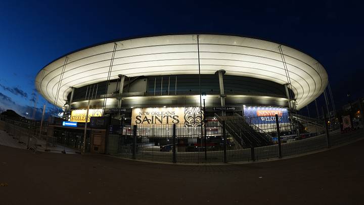 Oct 23, 2026; Saint-Denis, France; Stade de France, the site of the inaugural NFL Paris Game between the New Orleans Saints and the Pittsburgh Steelers. Mandatory Credit: Kirby Lee-Imagn Images Oct 23, 2026; Saint-Denis, France; Stade de France, the site of the inaugural NFL Paris Game between the New Orleans Saints and the Pittsburgh Steelers. Mandatory Credit: Kirby Lee-Imagn Images