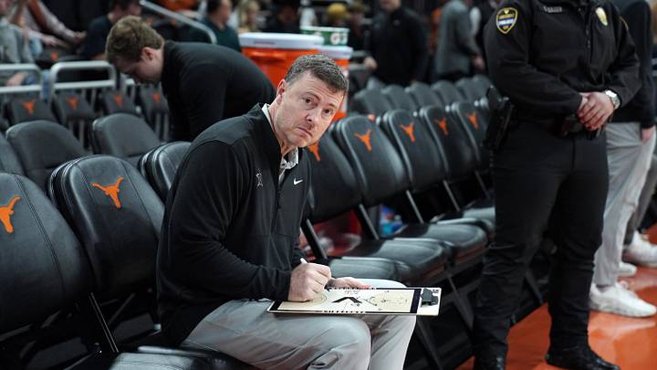 Jan 14, 2026; Austin, Texas, USA; Vanderbilt Commodores head coach Mark Byington relies a play before the game against the Texas Longhorns at Moody Center. Mandatory Credit: Dustin Safranek-Imagn Images Jan 14, 2026; Austin, Texas, USA; Vanderbilt Commodores head coach Mark Byington relies a play before the game against the Texas Longhorns at Moody Center. Mandatory Credit: Dustin Safranek-Imagn Images
