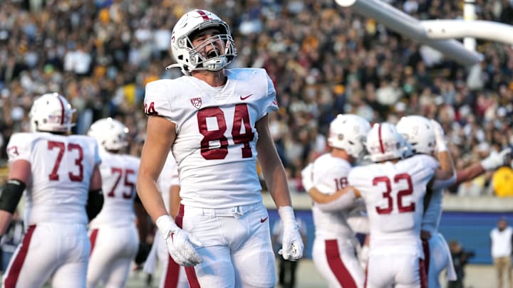 Stanford Cardinal tight end Benjamin Yurosek (84)