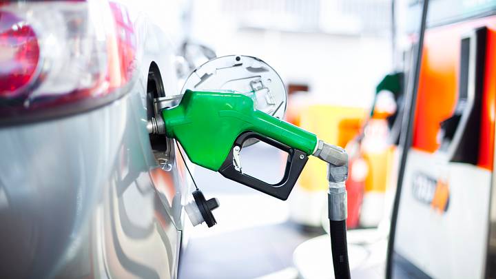 car being filled with gas