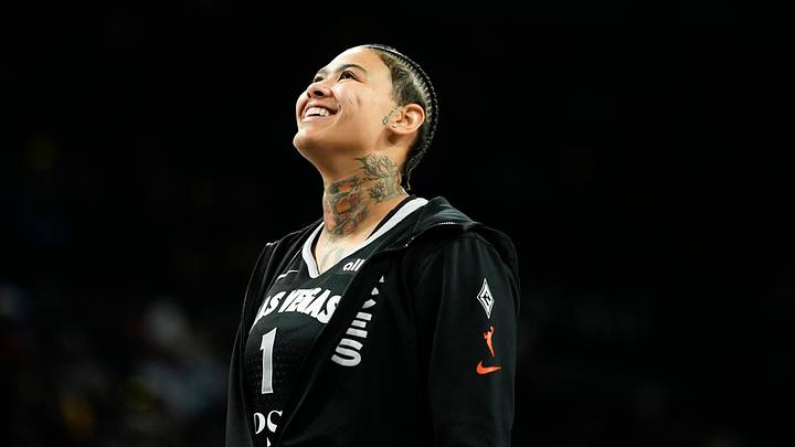 Las Vegas Aces forward Kierstan Bell
