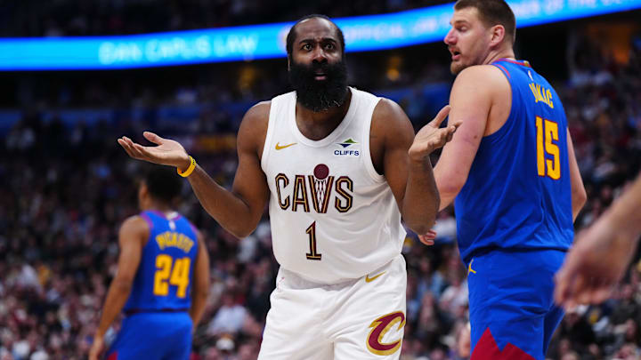 Cleveland Cavaliers guard James Harden.