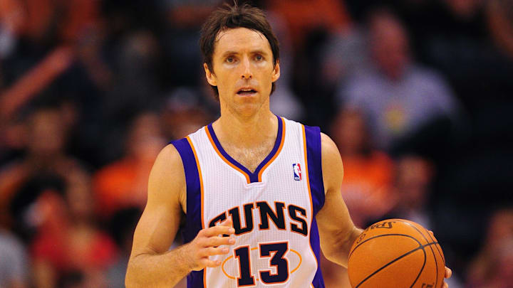 Phoenix Suns guard Steve Nash in the second half against the San Antonio Spurs. Phoenix Suns guard Steve Nash in the second half against the San Antonio Spurs.