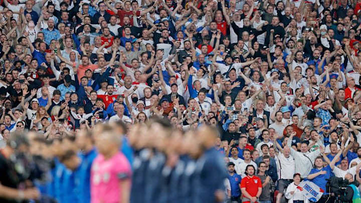 Tifosi azzurri a Wembley