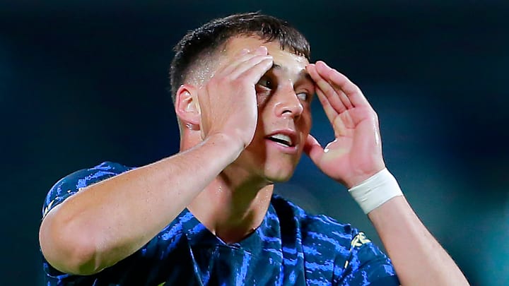 El jugador Federico Viñas. El jugador Federico Viñas.