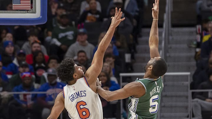 Jan 15, 2023; Detroit, Michigan, USA; Detroit Pistons guard Alec Burks (5) 