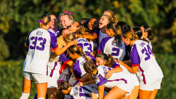 No. 2 seed TCU Soccer defeats the North Carolina Tar Heels in the Third Round of the NCAA Tournament on Monday, Nov. 24, at Garvey-Rosenthal Soccer Stadium in Fort Worth, TX.