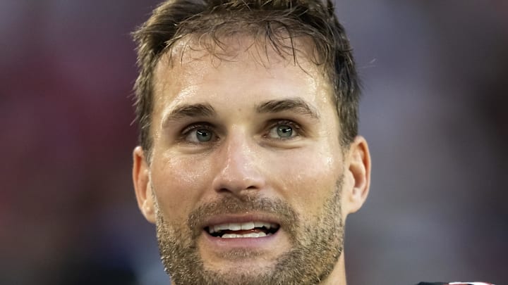 Former Atlanta Falcons quarterback Kirk Cousins against the Arizona Cardinals.