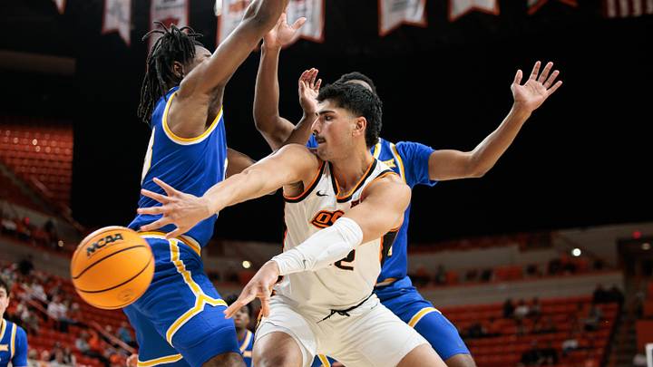 Oklahoma State Cowboys forward Parsa Fallah.
