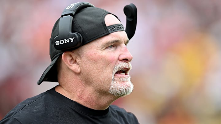 Washington Commanders head coach Dan Quinn