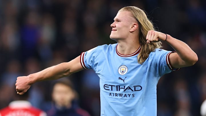 Haaland célèbre drôlement son record