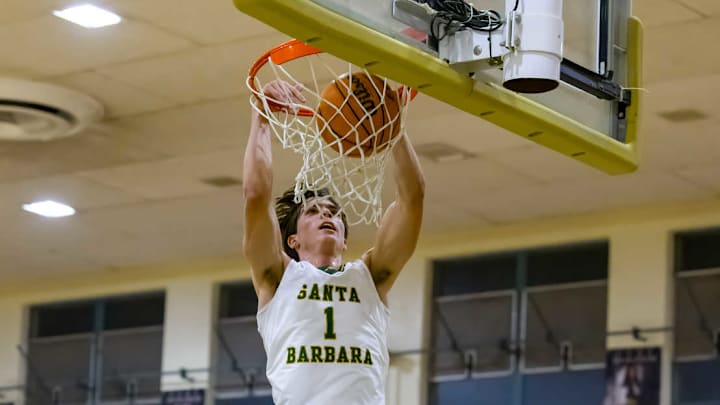 Santa Barbara's Luke Zuffelato made one of the national plays of the week for the second time this season. 