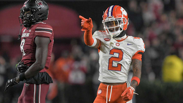 Clemson Tigers cornerback Nate Wiggins (2)