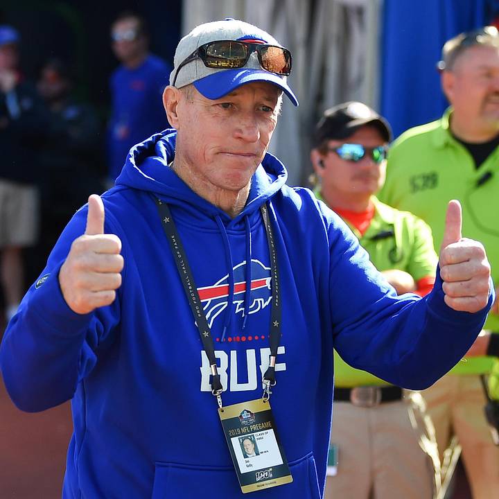 Stroke Won't Stop Cancer Survivor Jim Kelly from Living Highmark Stadium Family Dream