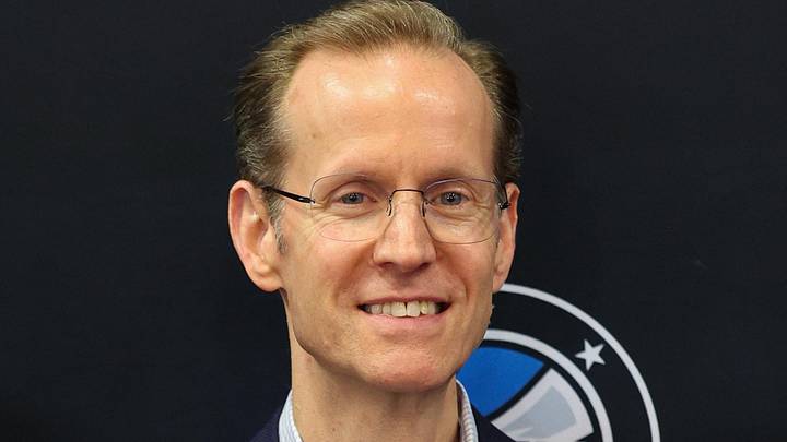 Orlando Magic president of basketball operations Jeff Weltman during a press conference.