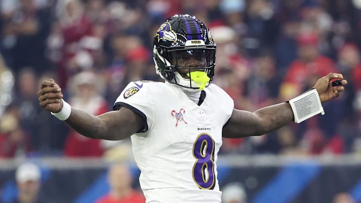 Baltimore Ravens quarterback Lamar Jackson.