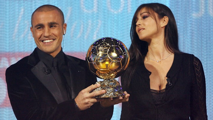 Fabio Cannavaro mit dem Ballon d'Or