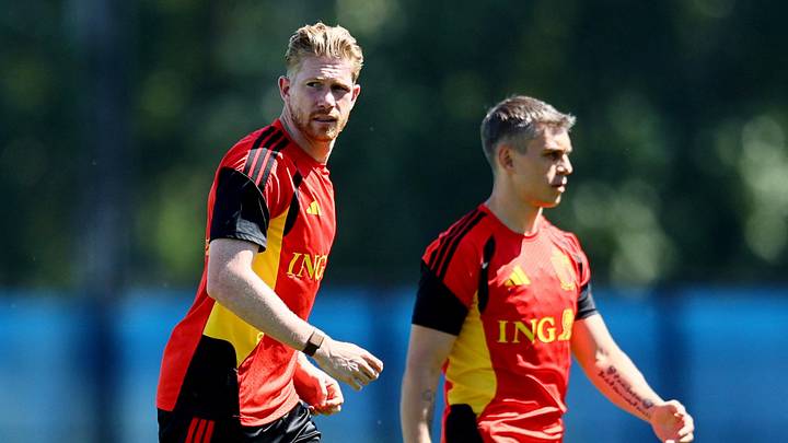 Belgium's Kevin De Bruyne and Leandro Trossard are looking to win as favorites on Monday afternoon. Belgium's Kevin De Bruyne and Leandro Trossard are looking to win as favorites on Monday afternoon.