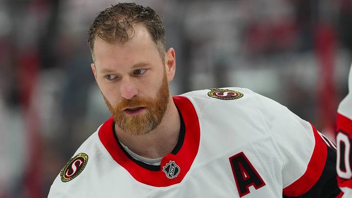 Apr 20, 2026; Raleigh, North Carolina, USA; Ottawa Senators right wing Claude Giroux (28) skates during the warmups before the game against the Carolina Hurricanes in game two of the first round of the 2026 Stanley Cup Playoffs at Lenovo Center. Apr 20, 2026; Raleigh, North Carolina, USA; Ottawa Senators right wing Claude Giroux (28) skates during the warmups before the game against the Carolina Hurricanes in game two of the first round of the 2026 Stanley Cup Playoffs at Lenovo Center.