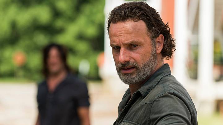 Andrew Lincoln as Rick Grimes, Norman Reedus as Daryl Dixon - The Walking Dead _ Season 7, Episode 9 Andrew Lincoln as Rick Grimes, Norman Reedus as Daryl Dixon - The Walking Dead _ Season 7, Episode 9