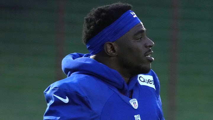 Nov 8, 2024; Munich, Germany; New York Giants cornerback Art Green (35)  