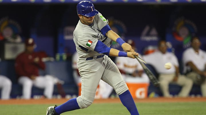 Francisco Cervelli jugó para Italia en el Clásico Mundial de 2009  