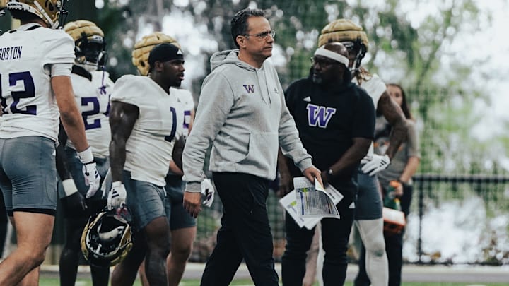 Jedd Fisch will close spring ball with a Friday night game. 