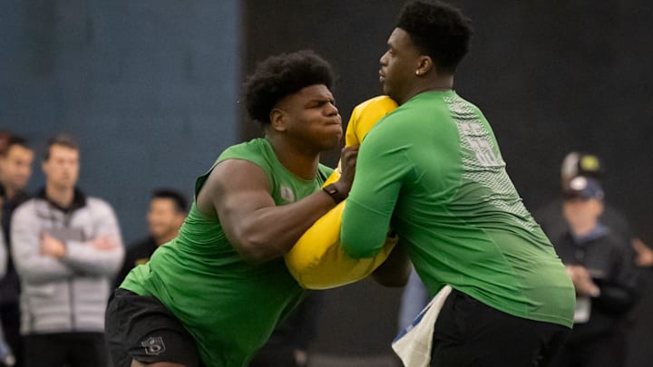 The last two Oregon left tackles became first round draft picks.