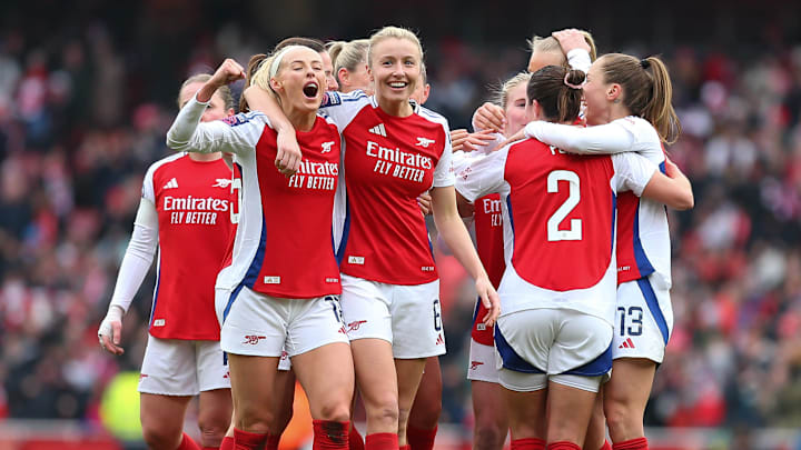 Arsenal claimed north London bragging rights in 5-0 victory over Tottenham.